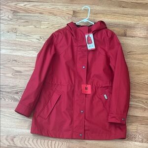 NWT Hunter women’s raincoat sz M